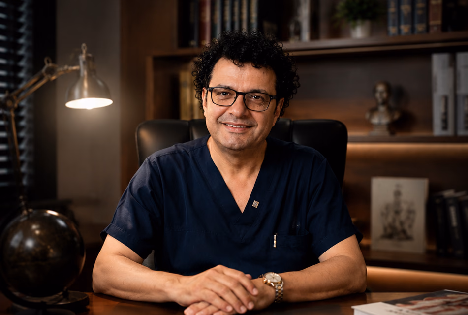 Uz. Dr. Uğur Alpay, Yenişehir/Mersin muayenehanesinde